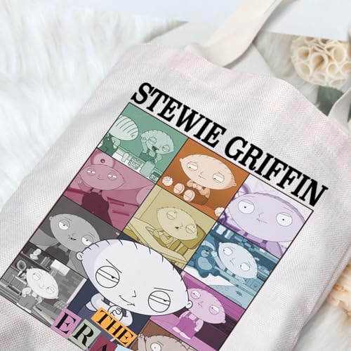 Bolso tote de lona con diseño de Stewie Griffin de G2TUP, ideal como regalo para fans de Stewie Griffin miniatura 3