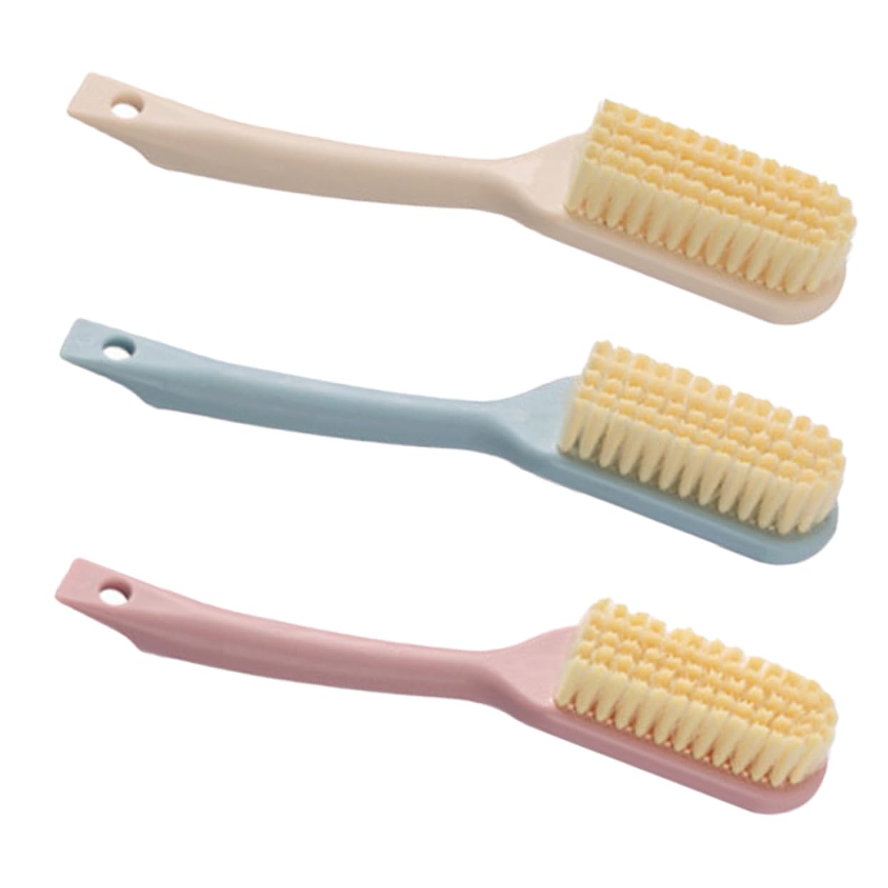 PACKOVE 15piezas Cepillos De Limpieza para Zapatos Cepillo De Mango para Ropa y Superficies De Baño Accesorio Multifunional De Limpieza Pastel