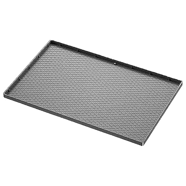 Kitchen Vista Under Sink Mat for kitchen and bathroom Cabinets 34¡¯¡¯ x 22¡¯¡¯ | Silicone Sink Cabinet Protector with Drain Hole,Flexible Sink Drip Tray | Under Sink Organizers and Storage, Grey