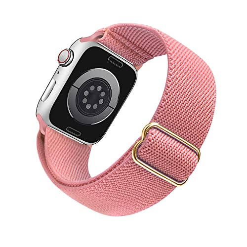 Image of Arae Stretchy WatchBand Compatible for Apple Watch Band 49 /45 /44 /42 /41 /40mm /38mm Comfortable Adjustable Sport Band for iWatch Series 10 9 8 7 6 5 4 SE 3 2 1 Women Men