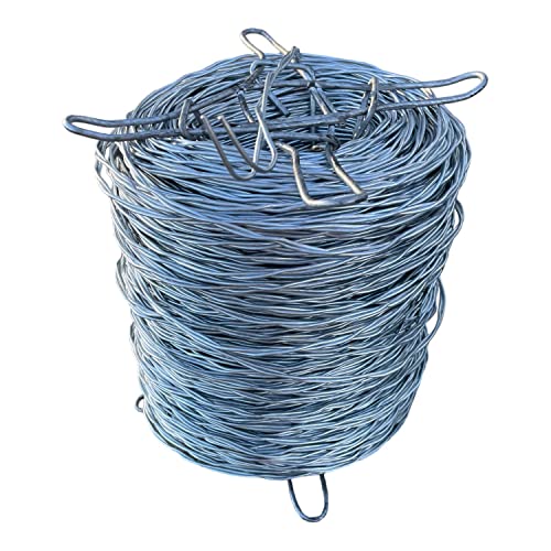 Sandbaggy Barbless Wire Roll for Horses and Cattle (1320 ft Roll) - Rust Resistant Twisted Fence Wire - 12.5 Gauge Galvanized Steel (1)