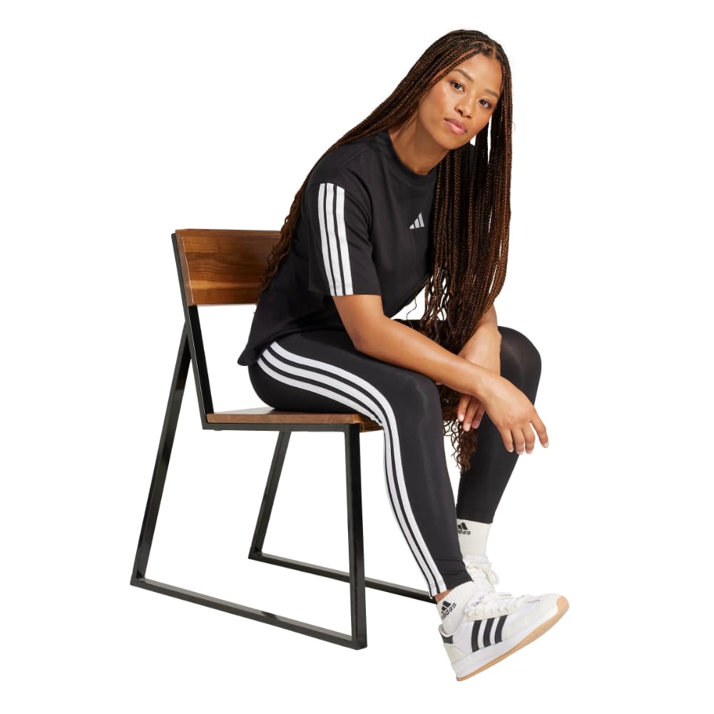 adidas Essentials 3-stripes Cotton Leggings - Leginsy Kobiety