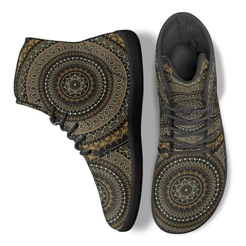 Image of Binienty Zero Drop Sole Barefoot Men's Women's PU Leather Flat Minimalist Barefoot Sneakers Athletic Shoes Waterproof
