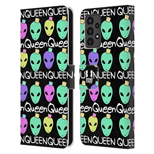 Housse en cuir Reine Aliens pour Samsung Galaxy A13 finition premium