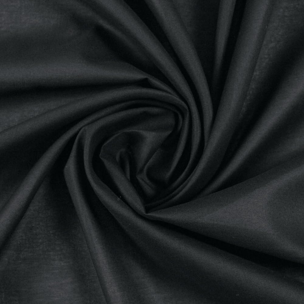 Barcelonetta | Cotton Lawn Fabric | Lining Fabric | 100% Cotton | Thin | 58" Wide | Sewing, Air Feel Layer | Cloth, Solid (White, 5 Yard)