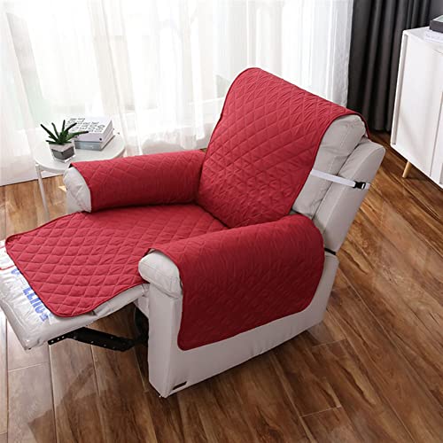 Funda de sillón reclinable impermeable con base antideslizante acolchada 8