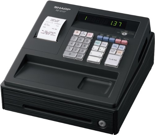 Preisvergleich Produktbild SHARP XEA137BK Elektronische Kasse XE-A137, schwarz