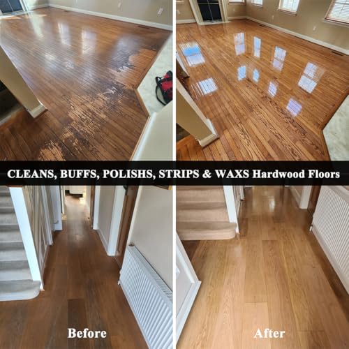 image for HHQ Commercial Floor Scrubber Machine with Brushes and Pads, Heavy Dut