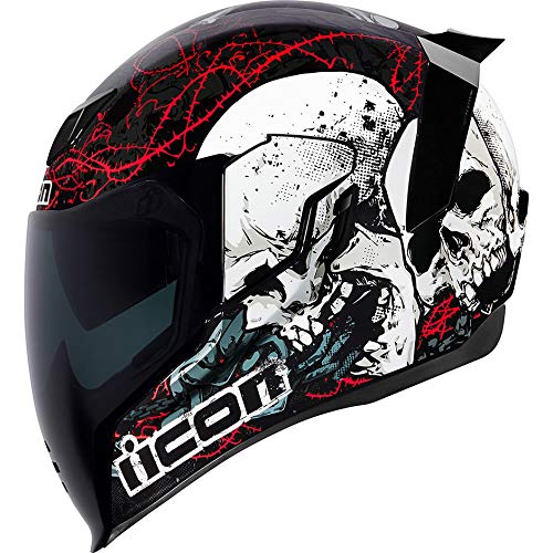 ICON AIRFLITE HELMET ブラック Mサイズ　中古品 ICON (アイコン) バイク用ヘルメット 59-60 L-60 AIRFLITE