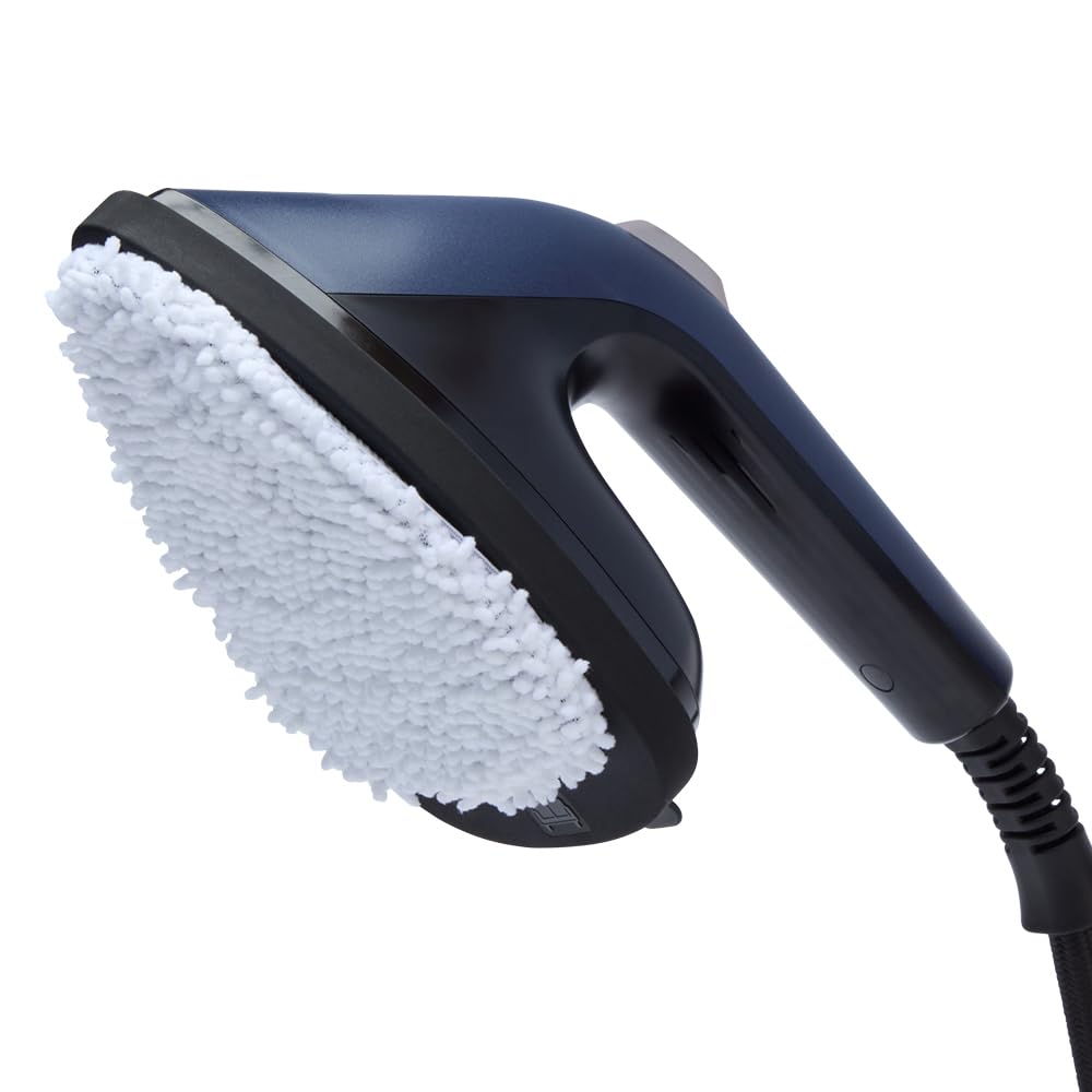 Russell Hobbs Plancha Vertical [2 en 1: Plancha y Vaporizador] Steam Genie Maestro (1700W,20g/min) 2 Accesorios: Delicados y Tapicería,Placa Cerámica,Depósito 750 ml,Almacenaje Integrado, 27600-56