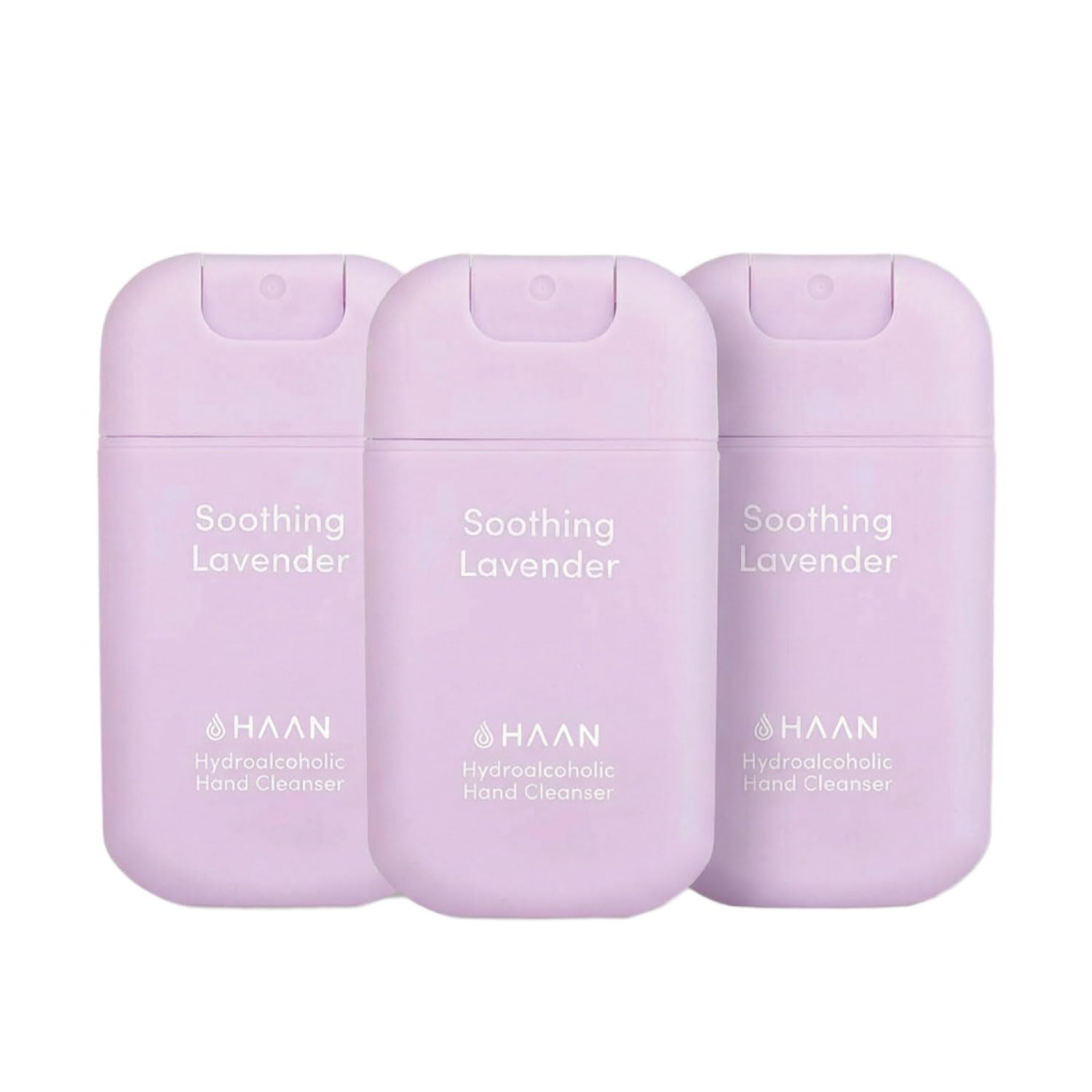 HAAN Spray idratante per le mani con aloe vera confezione da 3 - Soothing Lavender