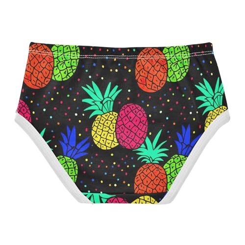 Girls Underwear Toddler 2t Cotton Little Girl Panties Fun Briefs Girls Undies Pineapples Dot2