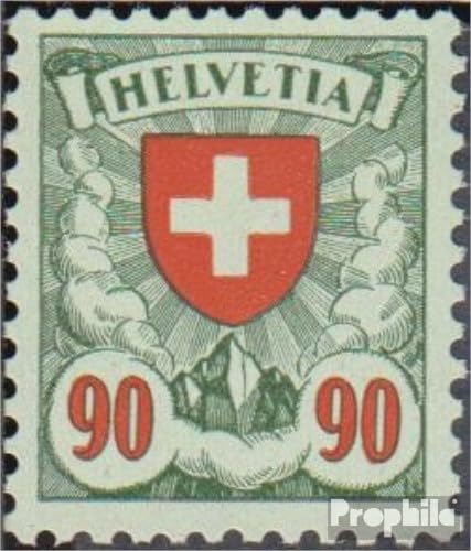 Sello de Suiza 1924 Escudo MNH Prophila 194y ejemplar impecable