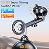 Coolpow for MagSafe Car Mount【Windshield+Vent+Dash】Magnetic Phone Holder for Car Phone Holder Mount Cell Phone Holders for Your Car Accessories Suction Cup Stand for Garmin GPS for iPhone 17 16 15 14 #3