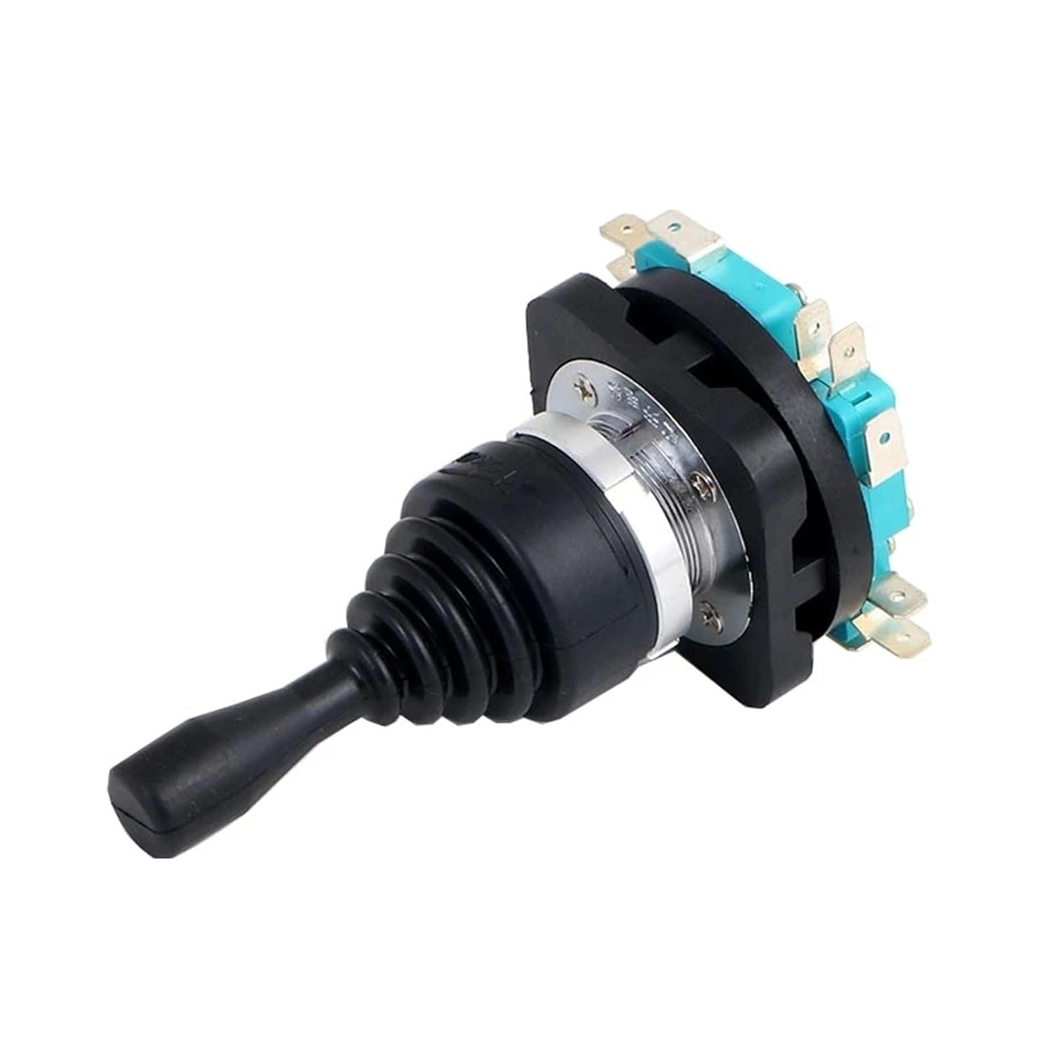 30mm Joystick Controller Spring Return Switch Momentary/Self Locking 4Position 1Pcs(Green)