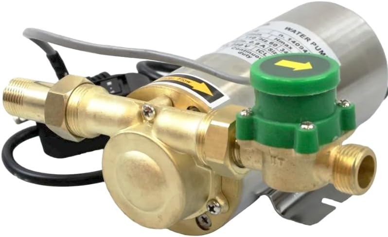 Miniature 90W Water Pump Electric, Shower Pressure Booster, Small Inline Water Pump for Home Improvement, Garden Hose Pump, Pumps & Plumbing Equipment, Water Pressure Booster Pump for Home, Water Pump