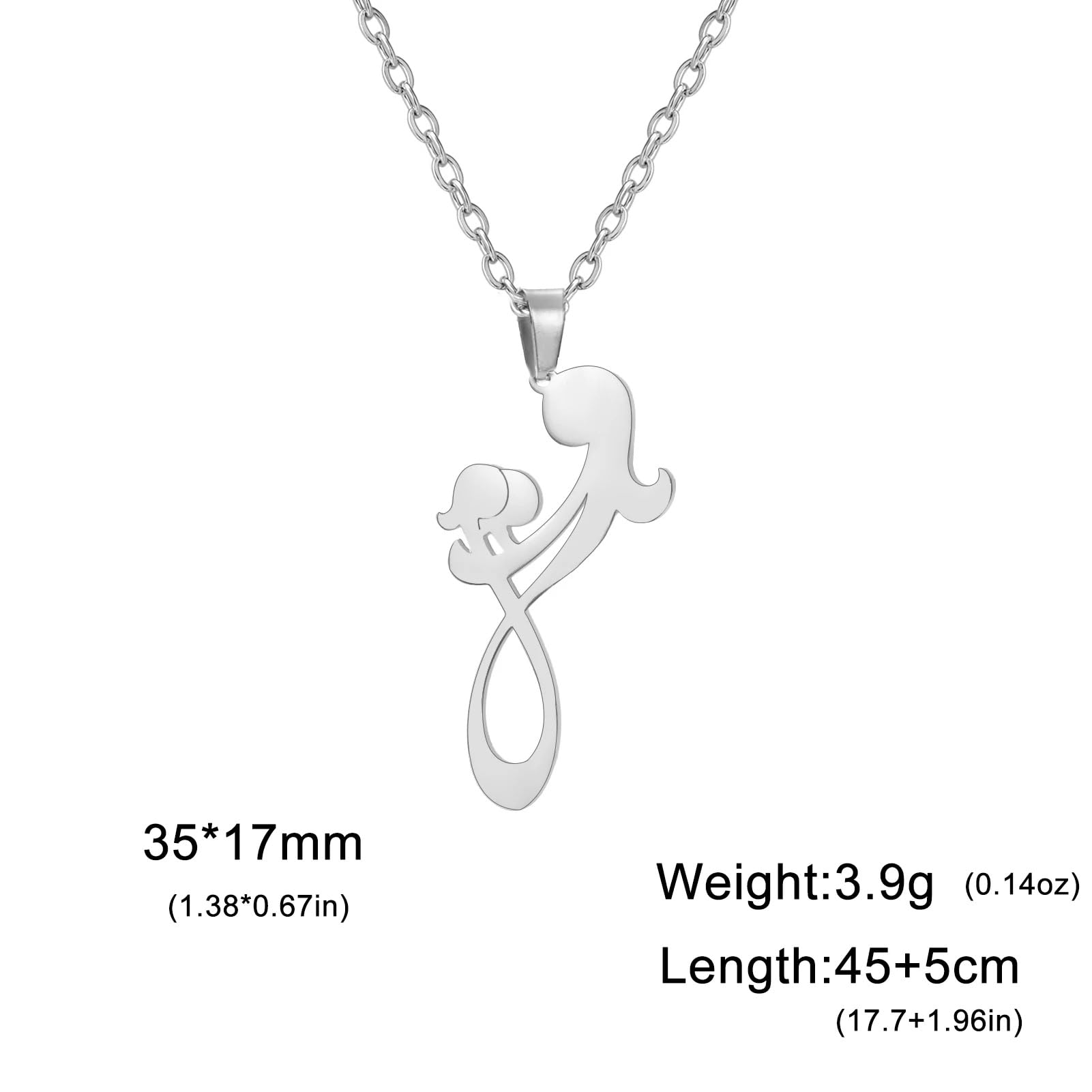 GXNRHG HHRLCH Umarmungs-Halskette aus 925er-Sterlingsilber für Damen und Herren, Paar-Umarmungs-Anhänger-Halskette, Liebende, die Sich umarmen, unendliche Symbol-Halsketten, Umarmungs- und