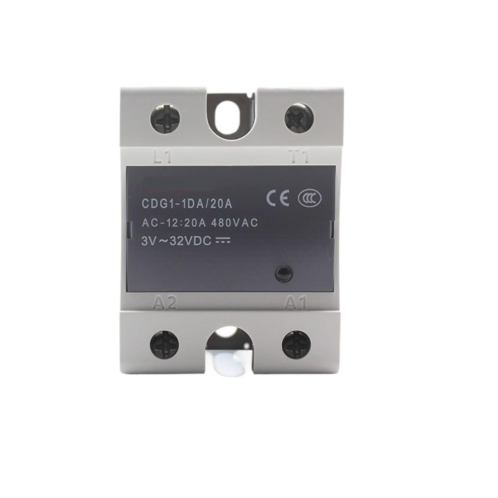 Relé de estado sólido SSR monofásico CDG1-1DA/20A Control de CC CA