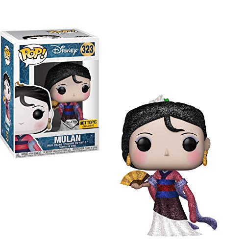Mulan (Hot Topic Diamond Exc): Fun ko Pop! Vinyl Figure & 1 Compatible Graphic Protector Bundle...