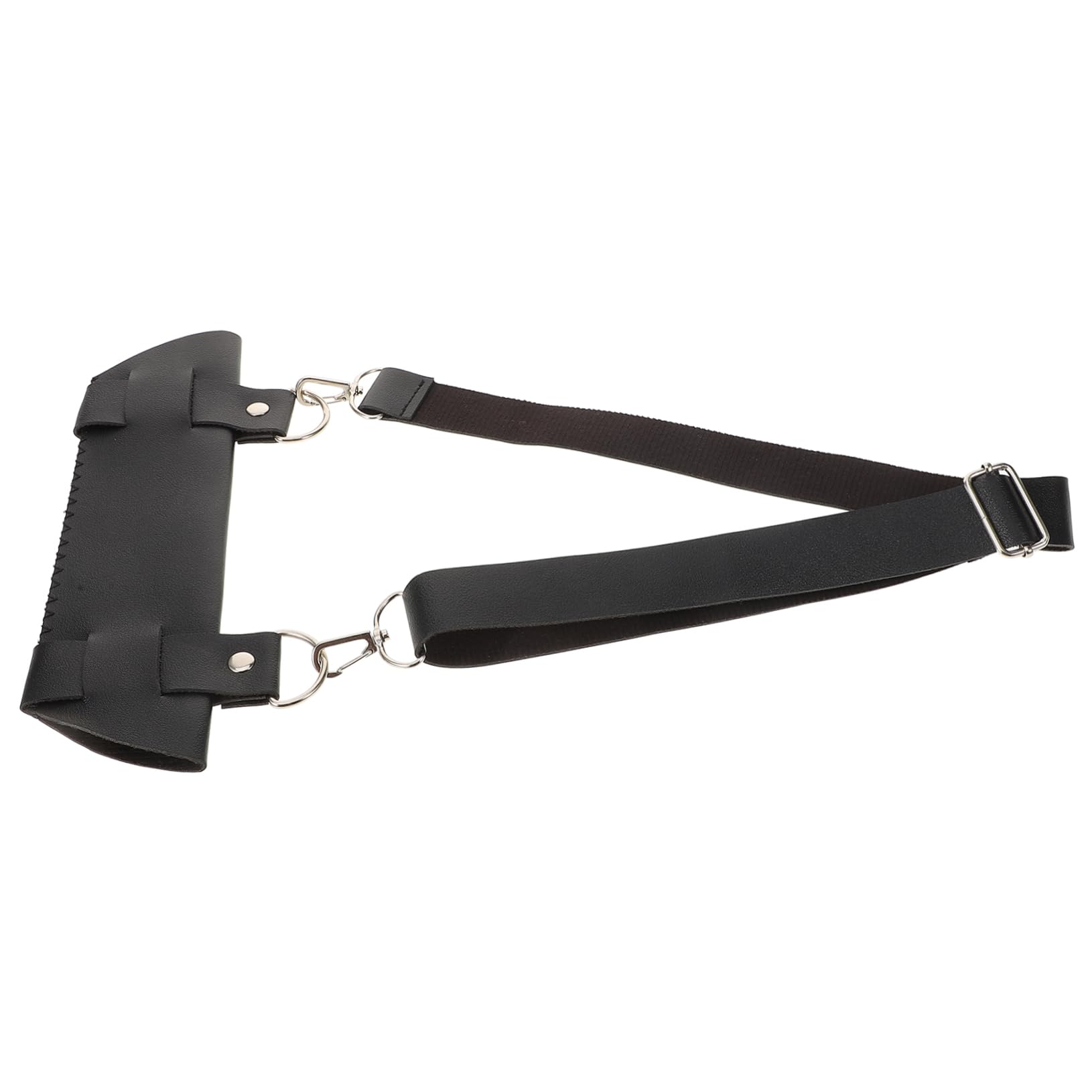 Mikikit Sword Backpack Sword Belt Holder Cosplay Accessory Artificial Leather Comfortable and Durable for Stage Performance