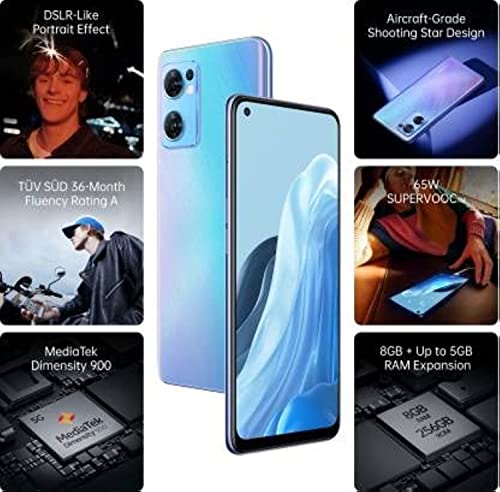 Oppo Reno7 5G (Startrails Blue, 8GB RAM, 256GB Storage) - Image 4