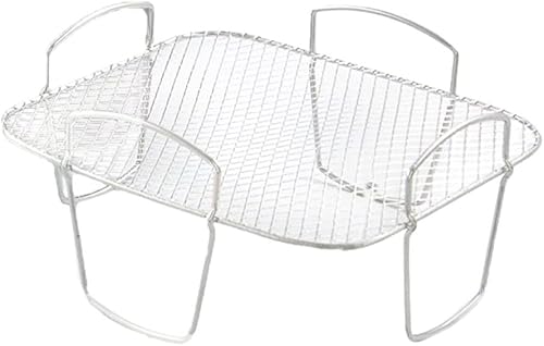 Miniatura 8 de Srliya Rejilla cuadrada para freidora de aire Cosori, estante para freidora de aire para freidora de aire de acero inoxidable 304, estante para