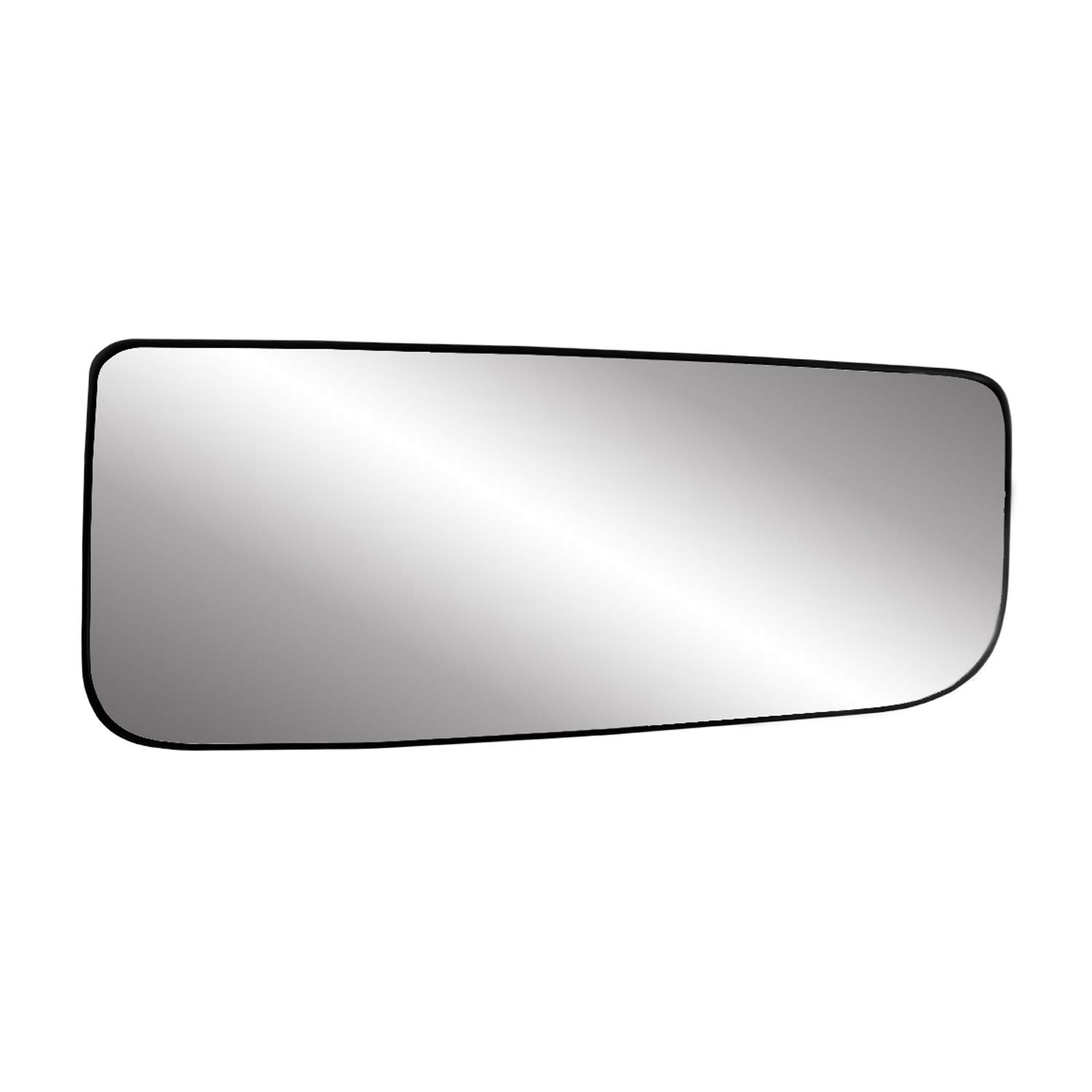 Fit System Passenger Side Heated Mirror Glass w/Backing Plate, F150 Towing Mirror Bottom Lens, 3 3/4" x 8 5/16" x 8 1/2"