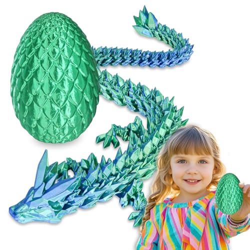 Surprise Dragon Egg with Dragon Inside, Gifts for Kids and Adults 3D Printed Fidget Toy, Ideal for Christmas Easter