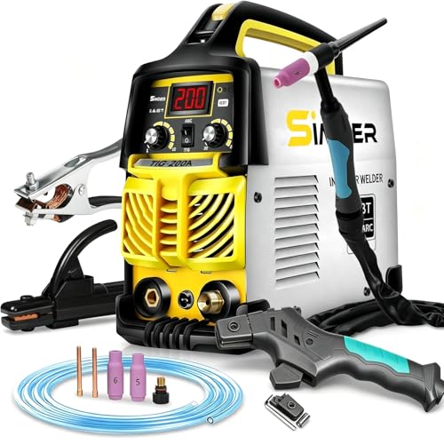 Image of SSIMDER TIG Welder 2 IN 1 Lift TIG/Stick Welding Machine 110v/220v Dual Voltage 140A Portable Welder With HM-600A Electrode Holder For Beginners Home DIY Auto Repairs