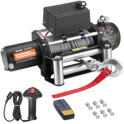 VEVOR 10000 lb Steel Rope Winch