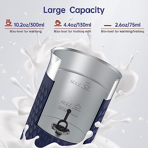SIMPLETaste Milchaufschäumer, 4-in-1 Elektrischer Milchdampfgarer, Automatischer Heiß- und...