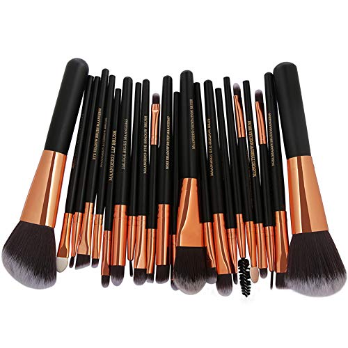 ONEWELL 22 Pcs Conjunto de Pincéis de Maquiagem, Blush em Pó para Sombra, Sobrancelha, Delineador, M
