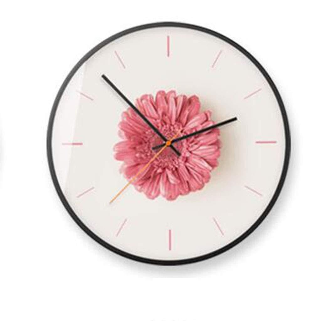 Horloge murale quartz Creative Art blanche silencieuse pour supprimer le tic-tac
