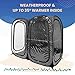 WeatherPod® The Original Shark Tank Side-by-Side™ 2-4 Person Pop-Up Pod - Stay Warm, Dry, and Out of The Sun, for Sports, Rain, or Wind - Simple to Set Up and Tear Down