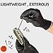 Vgo... 15-Pairs Safety Work Gloves, Gardening Gloves, Polyurethane Coated, Dipping Gloves, Latex Free (Size XL, Black, PU2103)