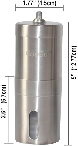 Miniatura 10 de Trituradora de píldoras paquete de 2 muele aspirinas y vitaminas hasta obtener un polvo fino con ajuste ajustable y cortador