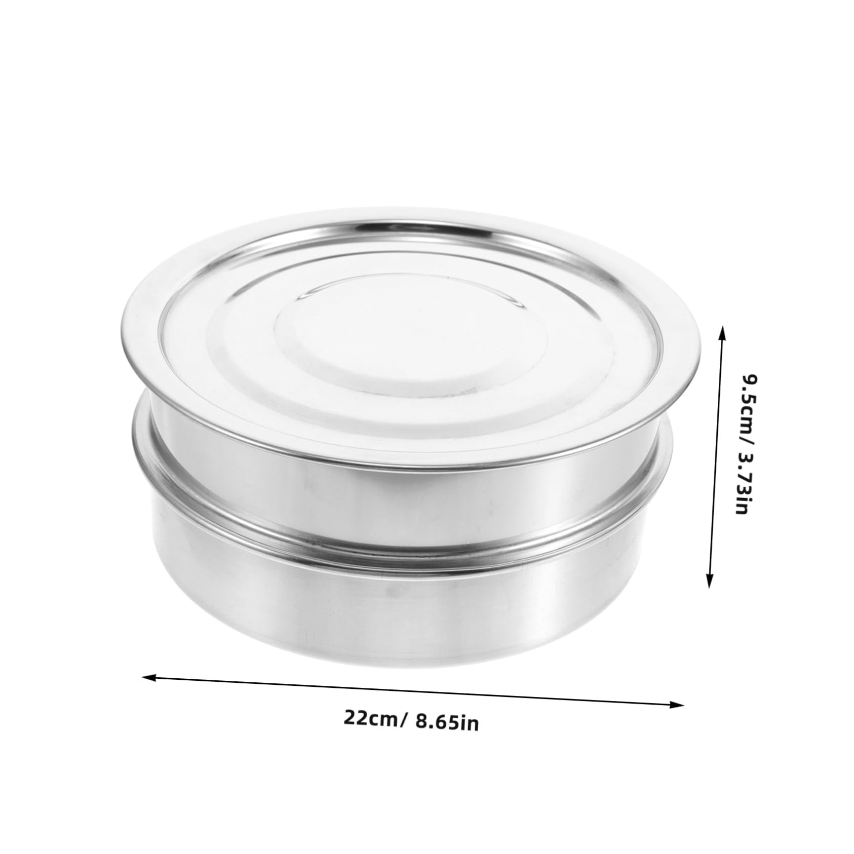 SUPVOX 1ensemble Kit De Germination Acier Empilable avec Couvercle Trays pour Pousses De Brocoli Haricots Et Blé pour Cuisine Et Restaurant