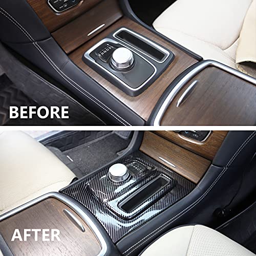 Crosselec Carbon Fiber Central Control Gear Shift Panel Trim Fit For Chrysler 300 2015-2021 by crosselec - Used condition - Image 5