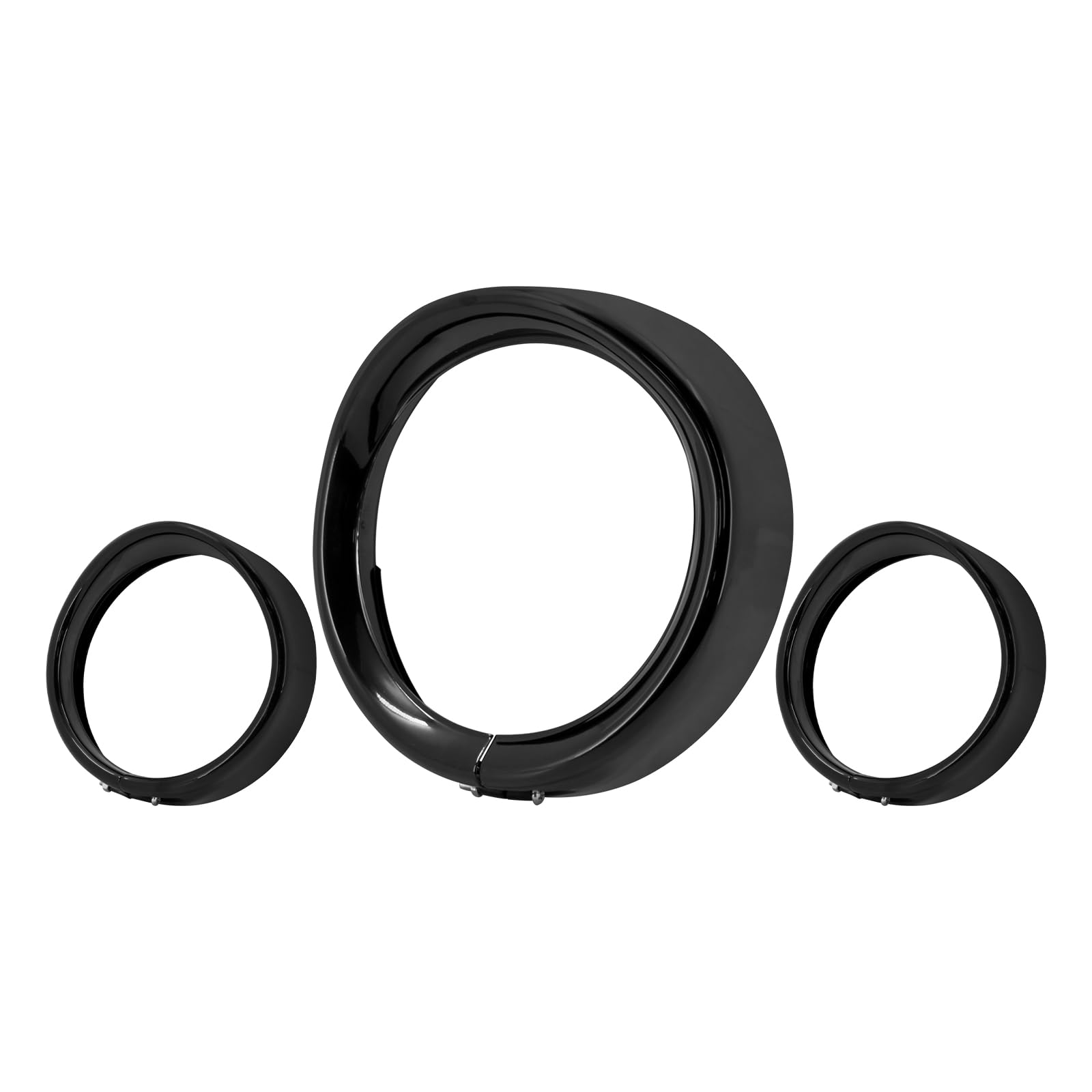Amazon | HDBUBALUS 7'' ヘッドライト トリム リング 4.5'' フォグ