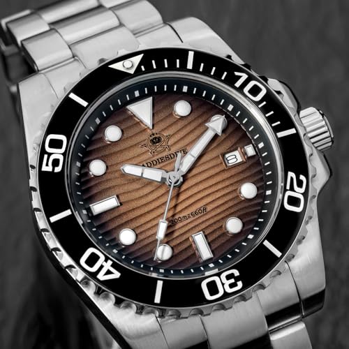 Image of ADDIESDIVE 41MM Men's Quartz Watch Stainless Steel Bracelet Dive Watch