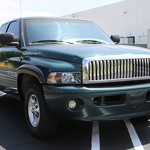 Spec-D Tuning 2LH-RAM94JM-ABM Dodge Ram Ws St Lt 1500 2500 3500 Headlights Black