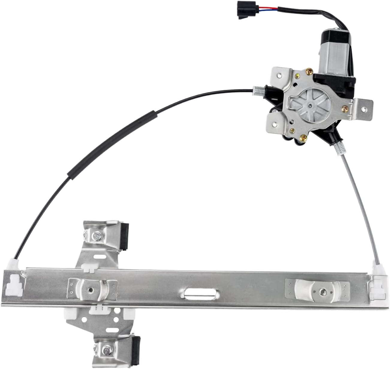 PHILTOP 751-708 Power Window Regulator With Motor Rear Right Passenger Side Replacement for H2 2003 2004 2005 2006 2007 2008 2009