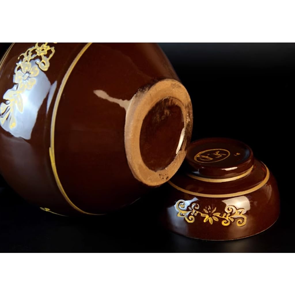 Ceramiczny słoik na ogórki z pokrywkami, tradycyjny chiński porcelanowy garnek na ogórki, ceramiczny garnek do fermentacji z pokrywką z uszczelką wodną, garnek na kiszoną kapustę d(8kg