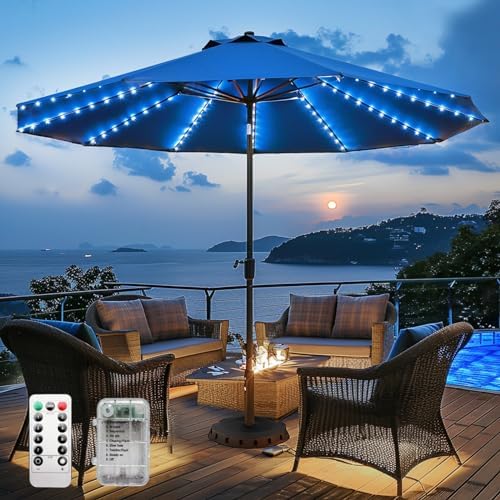 Patio Umbrella Lights Cordless 120 LED Table Umbrella Lights with