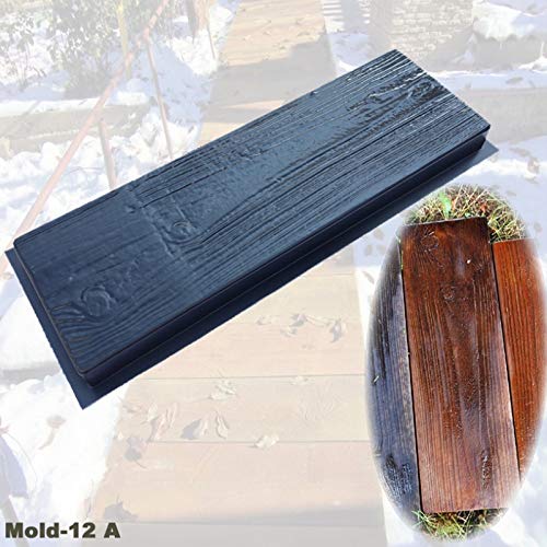 ImitacióN de Grano de DIY Path Maker PavimentacióN Cemento Ladrillo Molde Escalonado Pavimento Camino Molde de HormigóN