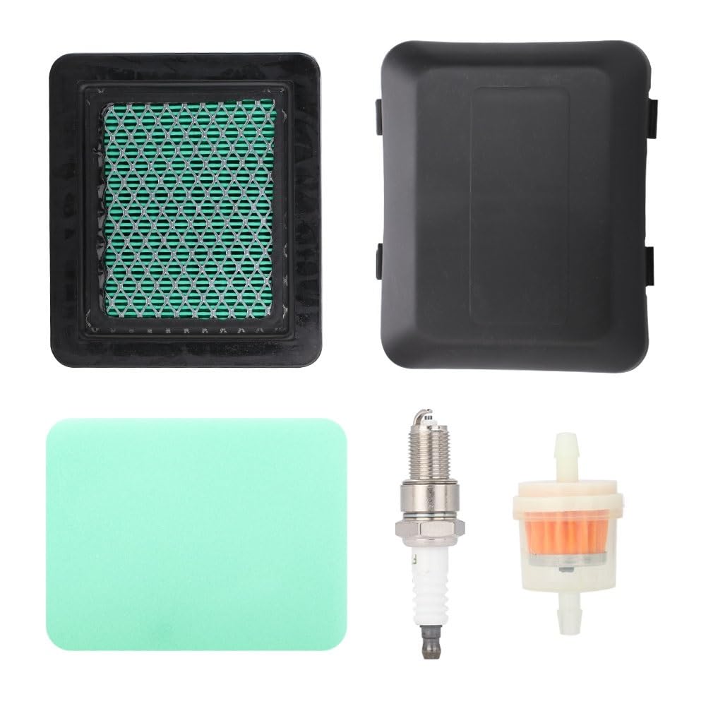 Kit de bujías de Cubierta de Filtro for cortacésped, Compatible con 17231-Z0L-050 GCV135 GCV160 GCV190, Pieza de Herramienta de jardín Piezas de cortacésped