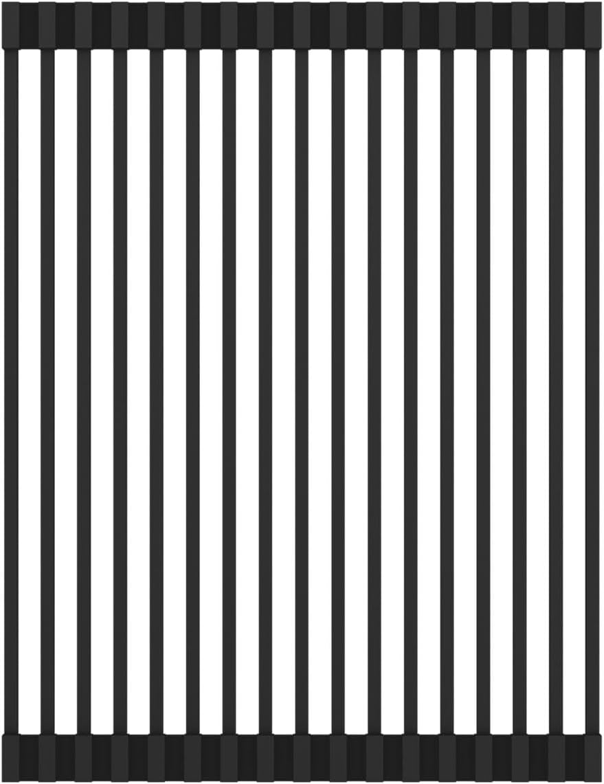 Elkay Crosstown Black Silicone 11-7/8" x 16-3/4" x 3/8" Drying Rack