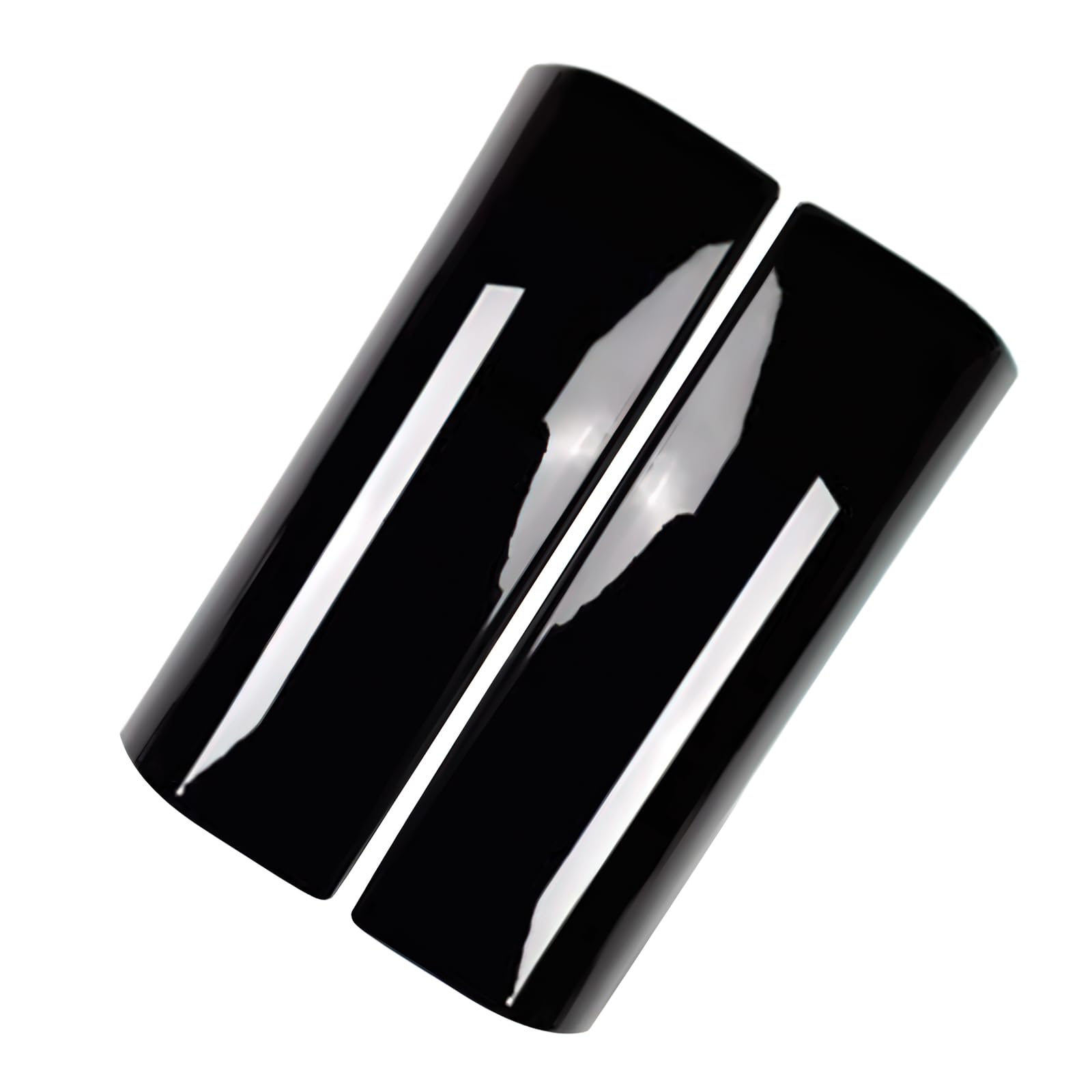 KUNGKIC Braccioli Auto Box Copertura Consolle Centrale Protezione Trim Adesivo Interno Per Mercedes Benz Classe C W206 2022-2024 GLC X254 2023-2024 Accessori,ABS (Nero)
