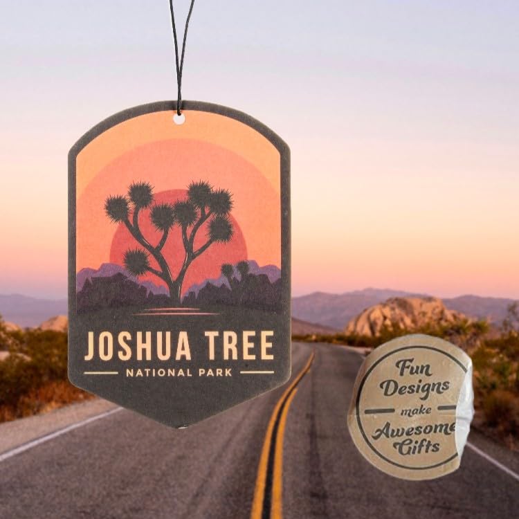 Image of Outdoor Adventure Car Air Freshener 3 Pack Scented With Premium Oils By Fresh Fresheners (Joshua Tree National Park)