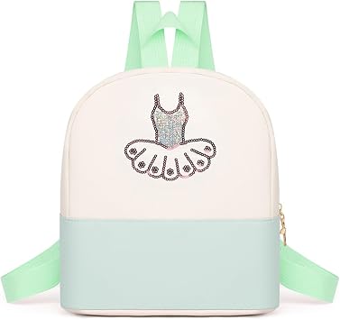 Cute Ballet Dance Backpack,Tutu Dress Dance Bag,Personalized Ballet Dance Bag for Girls,Gymnastics Ballet Bags,ballet dance bag,Ballerina Duffle Bag Blue